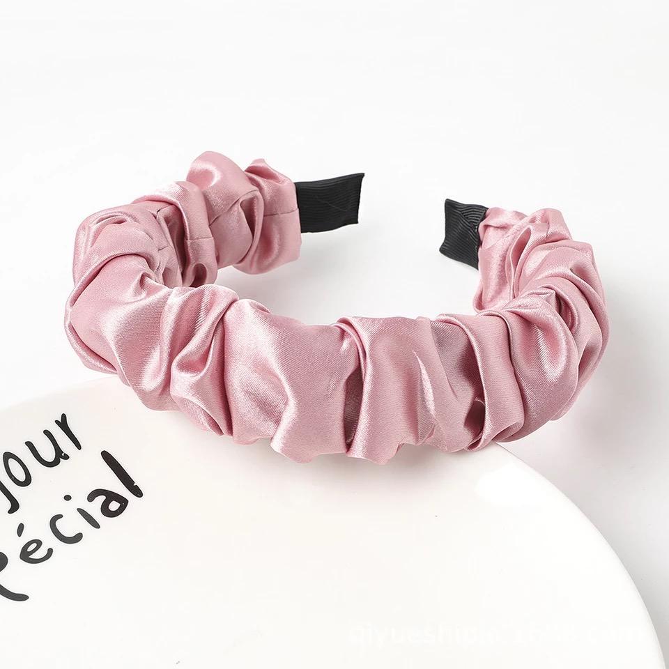 Pink Scrunchie Hairband